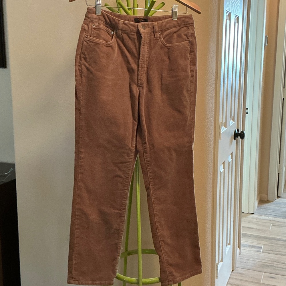 Quince corduroy straight leg pants